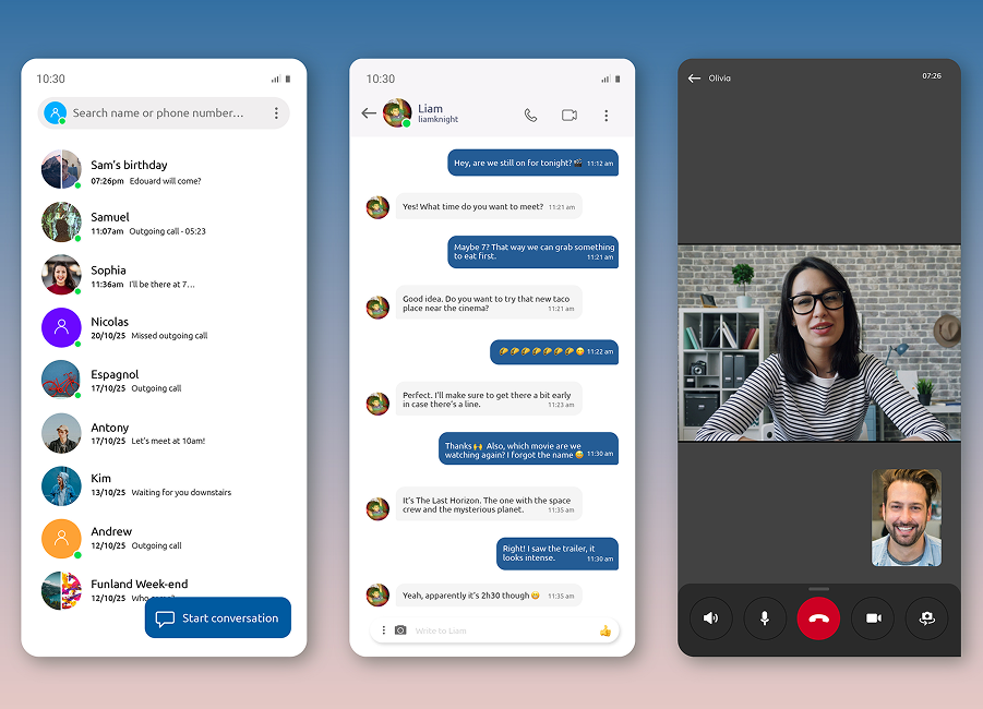 Jami video conferencing capabilities